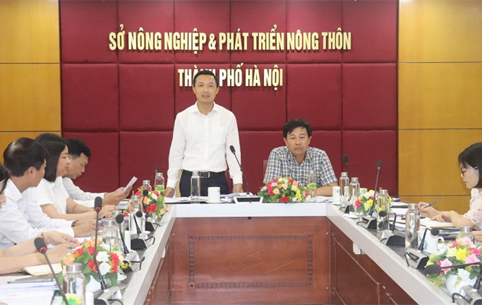 Ban Thường vụ Đảng ủy Khối các cơ quan thành phố làm việc với Đảng ủy cơ quan Sở Nông nghiệp và Phát triển nông thôn