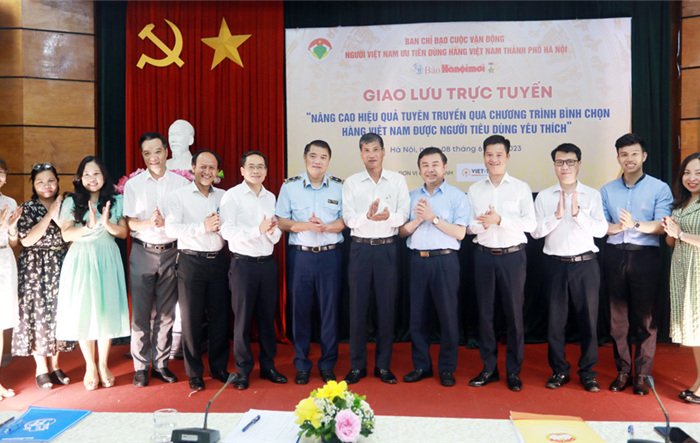 Giao lưu trực tuyến “Nâng cao hiệu quả tuyên truyền qua chương trình bình chọn hàng Việt Nam được người tiêu dùng yêu thích”