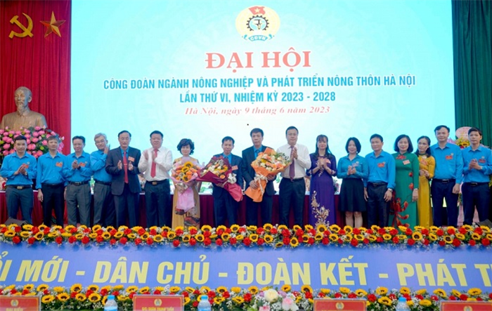 Đại hội lần thứ VI Công đoàn ngành Nông nghiệp và Phát triển nông thôn Hà Nội nhiệm kỳ 2023 - 2028