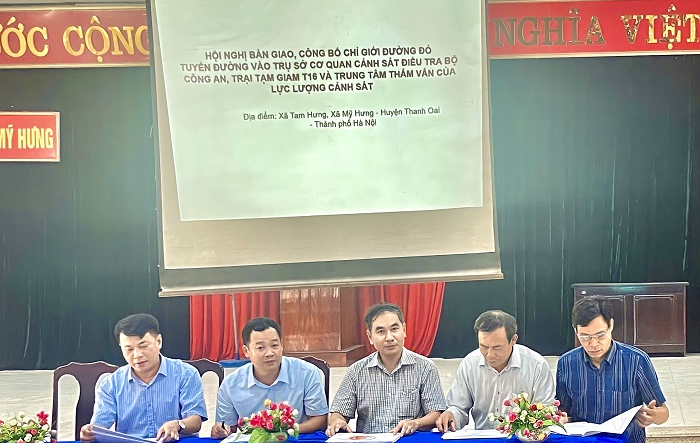 Công bố chỉ giới đường đỏ tuyến đường vào Trụ sở Cơ quan cảnh sát điều tra Bộ Công an 