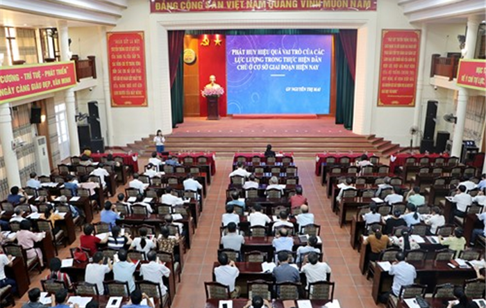 Thị uỷ Sơn Tây bồi dưỡng nghiệp vụ công tác dân vận 2023