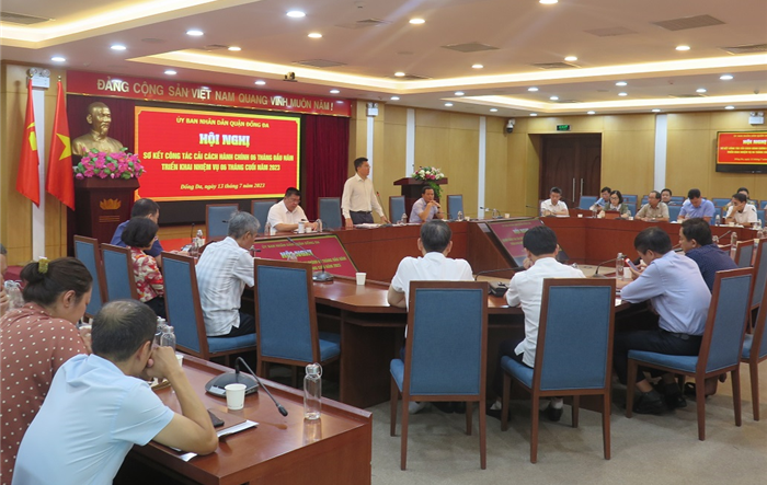 Quận Đống Đa sơ kết công tác cải cách hành chính 06 tháng đầu năm, triển khai nhiệm vụ 6 tháng cuối năm 2023