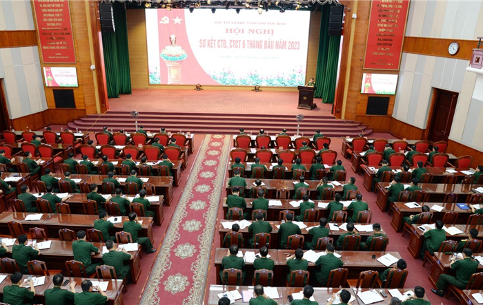 Hội nghị sơ kết công tác Đảng - công tác chính trị 6 tháng đầu năm 2023