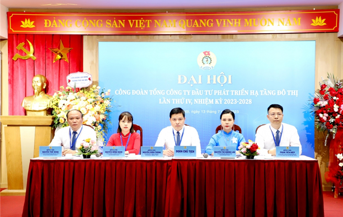 Đại hội Công đoàn Tổng Công ty Đầu tư phát triển hạ tầng đô thị lần thứ IV, nhiệm kỳ 2023 - 2028
