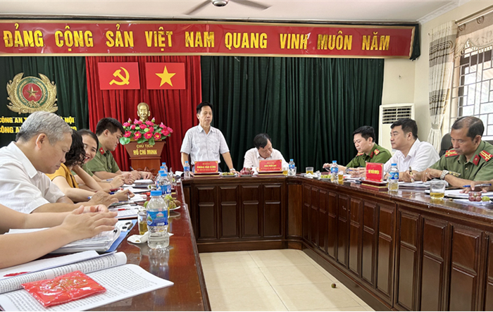 Kiểm tra việc thực hiện Chương trình phối hợp giữa Ban Dân vận Thành ủy và Công an thành phố trên địa bàn huyện Phúc Thọ