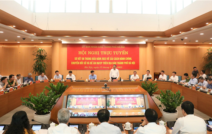 Hà Nội đề cao trách nhiệm người đứng đầu trong triển khai Đề án 06, cải cách hành chính, chuyển đổi số