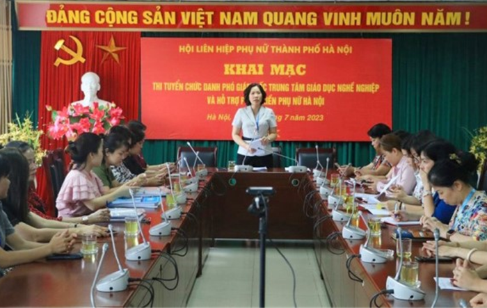 Hội Liên hiệp phụ nữ thành phố: Tổ chức thi tuyển chức danh Phó Giám đốc Trung tâm Giáo dục nghề nghiệp và hỗ trợ phát triển phụ nữ 