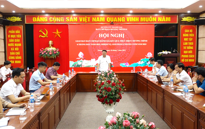 Huyện ủy Thanh Oai chú trọng đổi mới, sắp xếp, hoàn thiện tổ chức bộ máy của Đảng và hệ thống chính trị