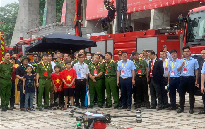 Khai mạc triển lãm quốc tế về phòng cháy, chữa cháy cứu nạn, cứu hộ và thiết bị an ninh, an toàn bảo vệ năm 2023