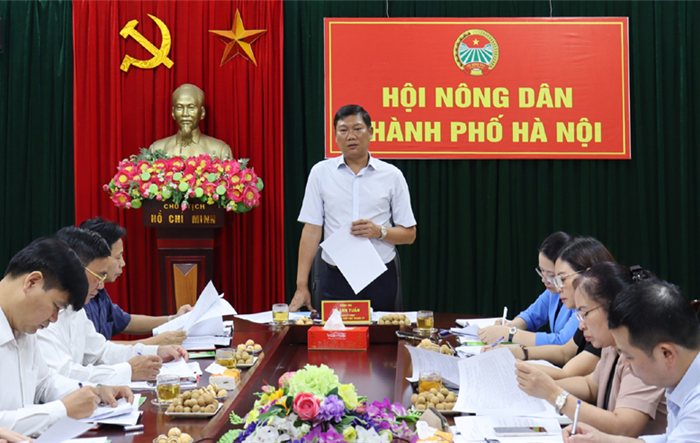 Ban Dân vận Thành ủy làm việc với Ban Thường vụ Hội Nông dân thành phố về công tác chuẩn bị Đại hội nhiệm kỳ 2023 - 2028