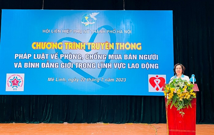 Chương trình “Truyền thông pháp luật về phòng, chống mua bán người và bình đẳng giới trong lĩnh vực lao động”