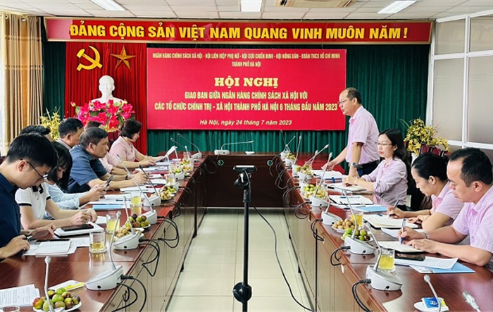 Hội nghị đánh giá công tác ủy thác cho vay 6 tháng đầu năm 2023