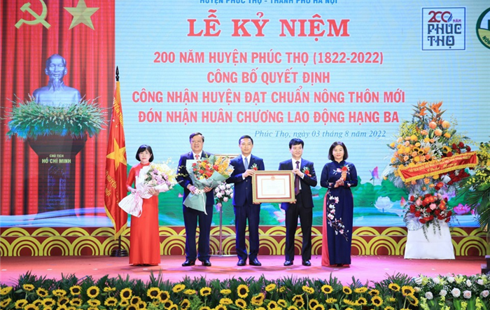 Huyện Phúc Thọ: Những kết quả nổi bật sau 15 năm mở rộng địa giới hành chính Thủ đô