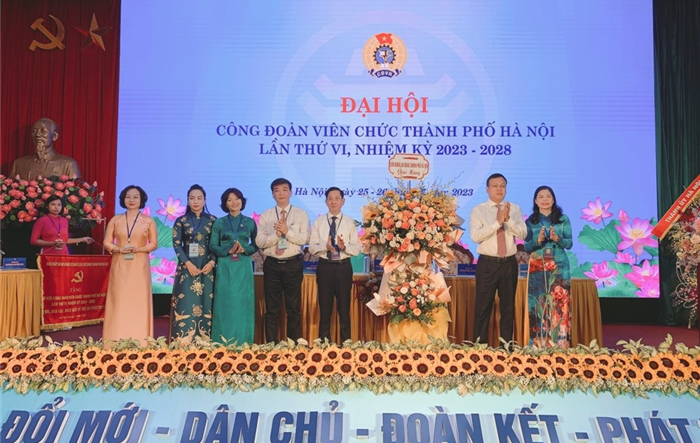 Đại hội Công đoàn Viên chức thành phố Hà Nội lần thứ VI, nhiệm kỳ 2023 - 2028
