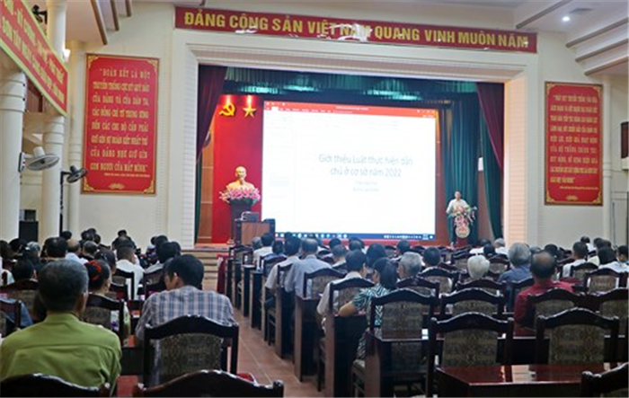 Thị xã Sơn Tây tuyên truyền Luật Thực hiện dân chủ ở cơ sở năm 2022