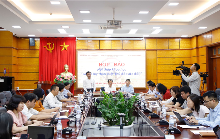 Hội thảo khoa học “Góp ý Dự thảo Luật Thủ đô (sửa đổi) sẽ diễn ra vào 1-8-2023