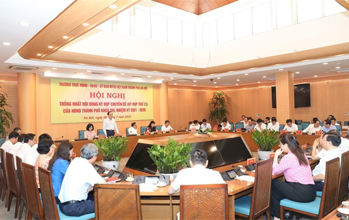 Thống nhất nội dung kỳ họp thứ 13 HĐND thành phố Hà Nội khóa XVI