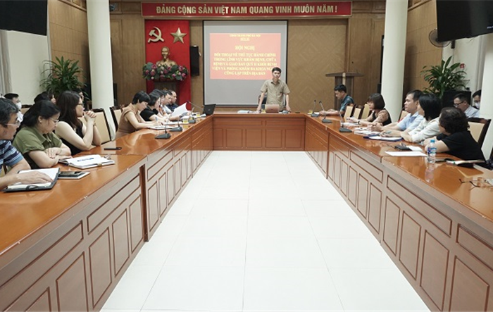Sở Y tế thành phố đối thoại về thủ tục hành chính trong lĩnh vực khám, chữa bệnh với cơ sở hành nghề y ngoài công lập