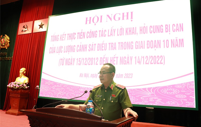 Công an thành phố: Tổng kết 10 năm công tác lấy lời khai, hỏi cung bị can của lực lượng Cảnh sát điều tra