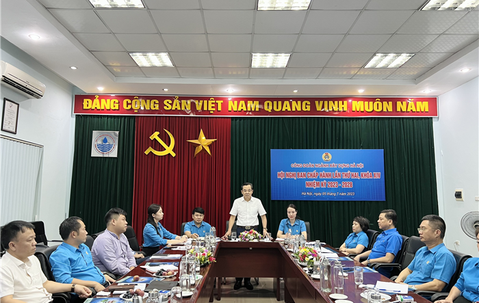 Hội nghị lần thứ 2 Ban Chấp hành Công đoàn ngành xây dựng khóa XIV, nhiệm kỳ 2018 - 2023