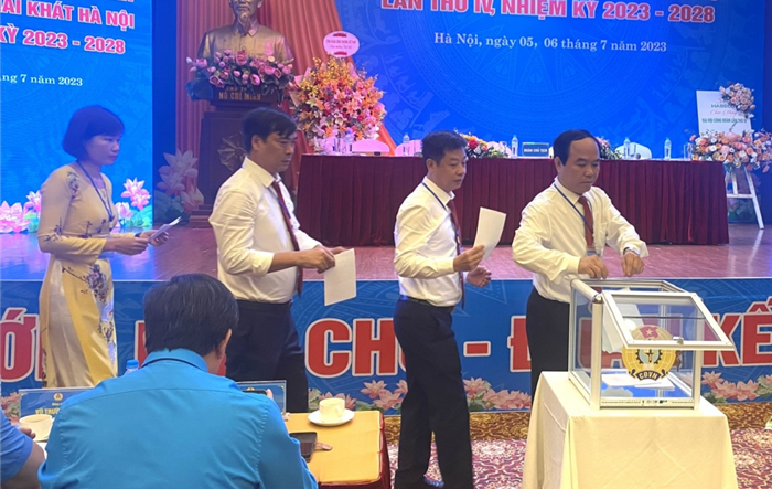 Đại hội lần thứ IV, nhiệm kỳ 2023 - 2028 Công đoàn Tổng Công ty Cổ phần Bia - Rượu - Nước giải khát Hà Nội thành công tốt đẹp