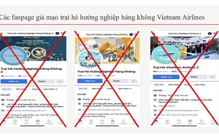 Công an thành phố Hà Nội khuyến cáo cảnh giác thủ đoạn lừa đảo tham gia Trại hè VietNam Airlines