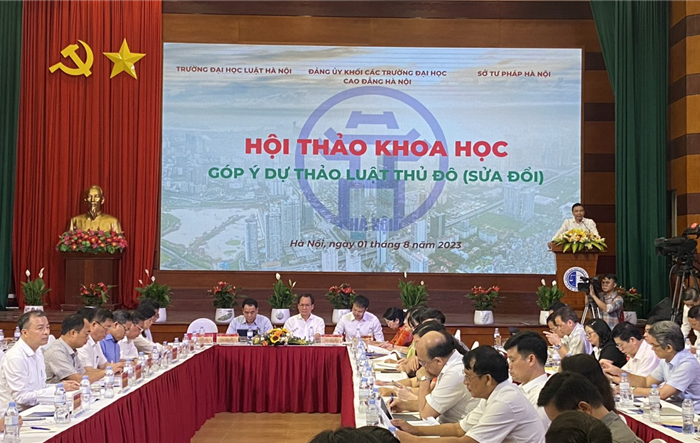 Sáng nay (1-8) diễn ra Hội thảo khoa học “Góp ý Dự thảo Luật Thủ đô (sửa đổi)”