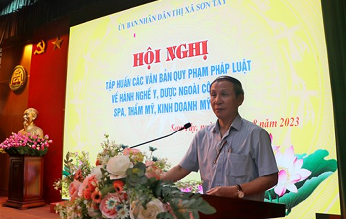 Thị xã Sơn Tây tăng cường quản lý hành nghề y, dược ngoài công lập