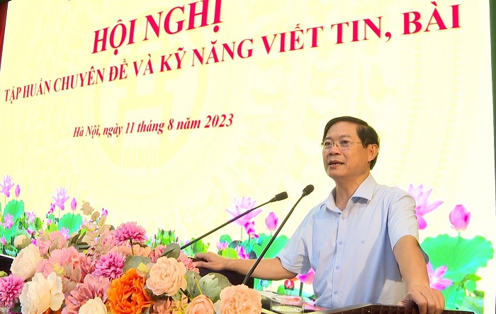 Ban Tuyên giáo Thành uỷ tập huấn chuyên đề và kỹ năng viết tin, bài