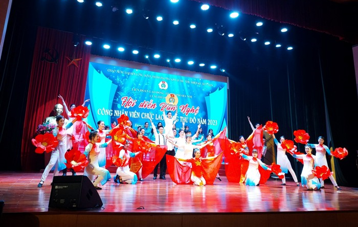Tưng bừng Hội diễn văn nghệ Cụm thi đua số 1, Liên đoàn Lao động thành phố