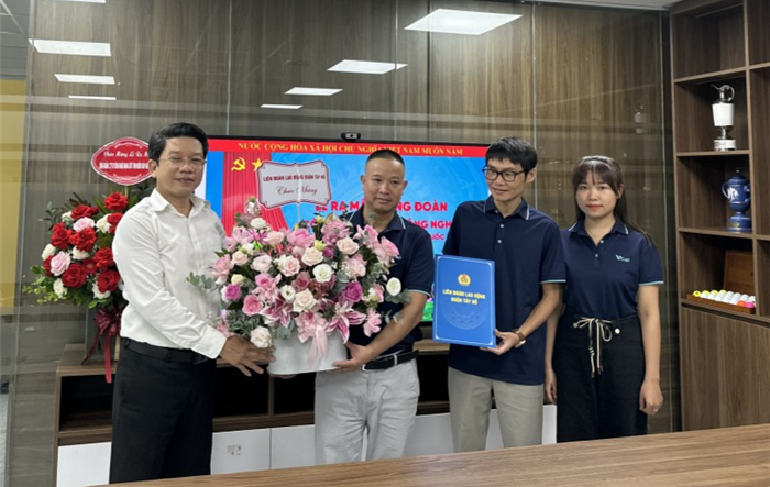 Lễ ra mắt Công đoàn Công ty Cổ phần Công nghệ mạng lưới tính điểm chấp Golf Quốc Tế