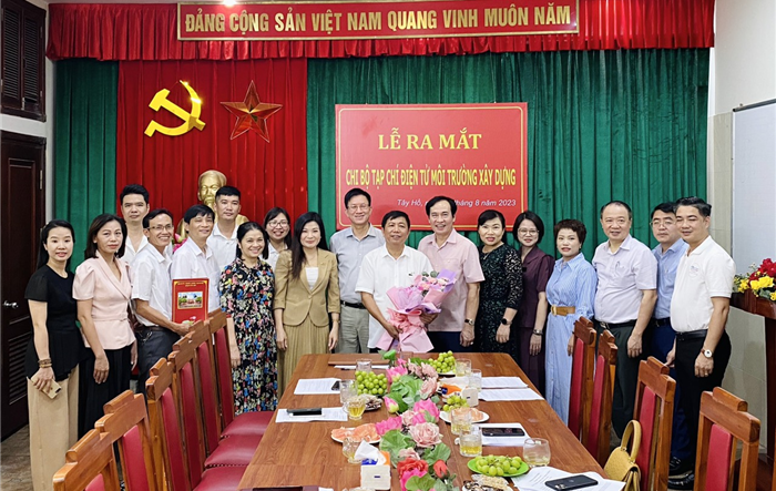 Quận Tây Hồ: Lễ ra mắt Chi bộ Tạp chí điện tử Môi trường Xây dựng 