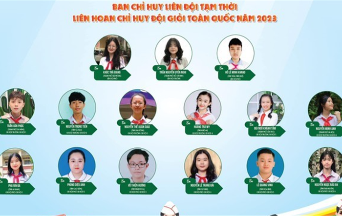 63 Tổng phụ trách, 207 thiếu nhi dự Liên hoan chỉ huy Đội giỏi toàn quốc lần thứ IV