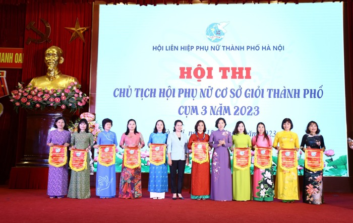 Sôi nổi Hội thi "Chủ tịch Hội Phụ nữ cơ sở giỏi" thành phố cụm 3 năm 2023