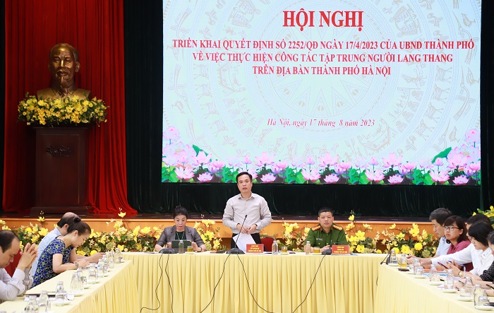 Sở Lao động - Thương binh và Xã hội triển khai công tác giải quyết người lang thang trên địa bàn thành phố