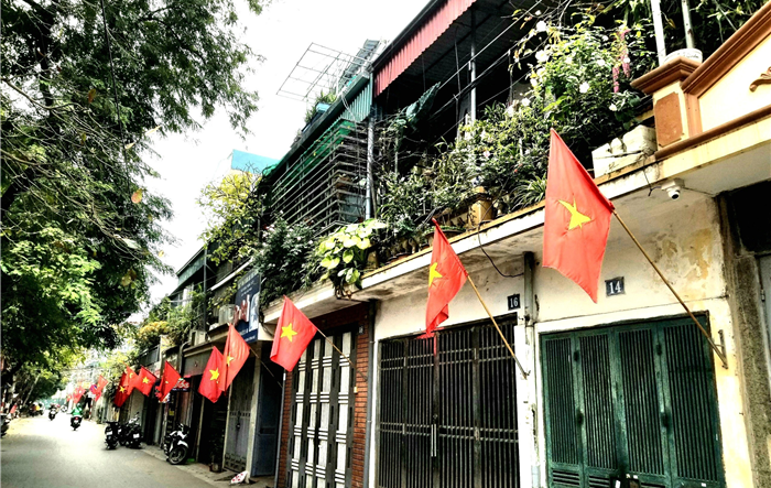 Thông báo treo cờ Tổ quốc