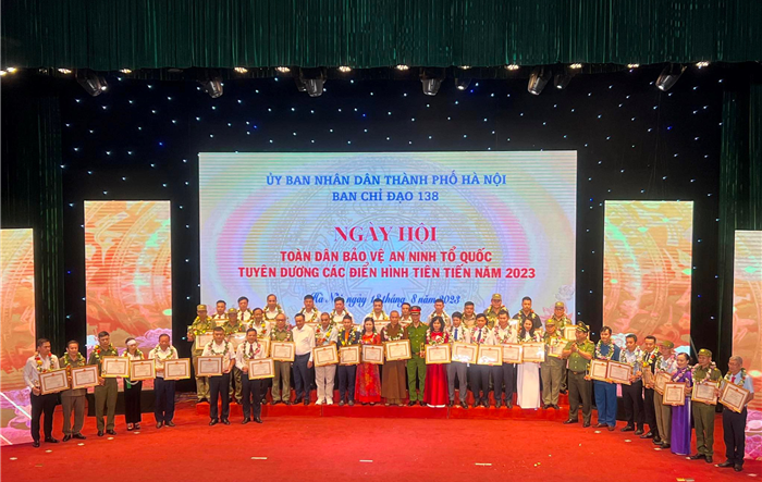 Hà Nội: Tuyên dương 40 tấm gương tiêu biểu trong phong trào toàn dân bảo vệ an ninh Tổ quốc