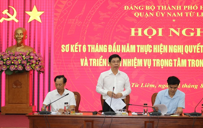 Quận ủy Nam Từ Liêm: Tiếp tục nâng cao chất lượng tổ chức Đảng trong doanh nghiệp ngoài khu vực Nhà nước