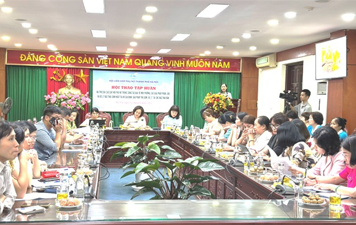 Hội thảo vai trò của các cấp Hội Phụ nữ trong bảo vệ môi trường