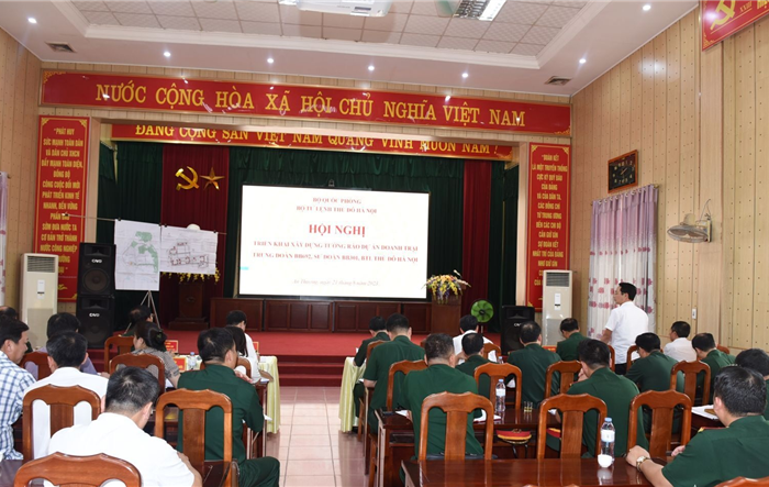 Tư lệnh Bộ Tư lệnh Thủ đô Hà Nội : Tập trung đẩy nhanh tiến độ xây dựng dự án doanh trại Trung đoàn Bộ binh 692