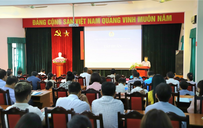 Tập huấn nghiệp vụ công tác tổ chức năm 2023 cho đội ngũ cán bộ Công đoàn cấp trên cơ sở