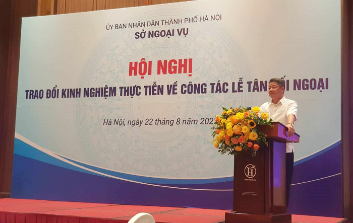 Sở Ngoại vụ Hà Nội tổ chức hội nghị về công tác lễ tân đối ngoại năm 2023
