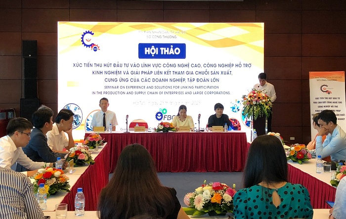 Chia sẻ kinh nghiệm và giải pháp liên kết tham gia chuỗi sản xuất, cung ứng của các doanh nghiệp, tập đoàn lớn