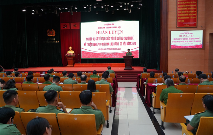 250 học viên tham gia huấn luyện cơ yếu và kỹ thuật nghiệp vụ mật mã