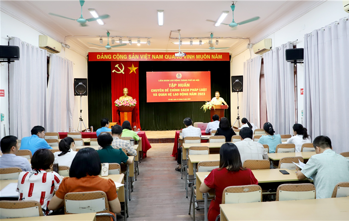 Nâng cao hiểu biết cho cán bộ Công đoàn về các chính sách Luật
