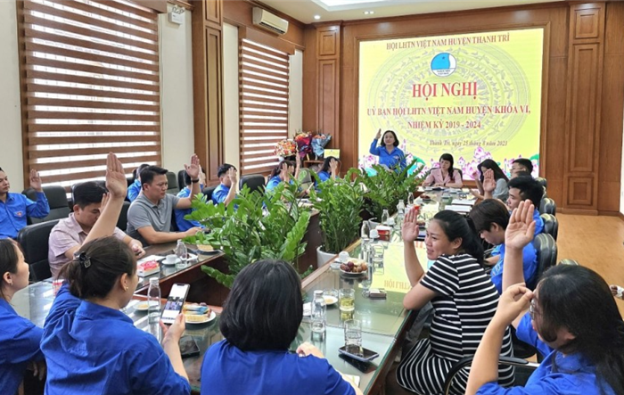 Huyện Thanh Trì có tân Chủ tịch Hội LHTN, Hội đồng Đội