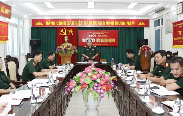 Cục Hậu cần tổng kết Luật Sĩ quan Quân đội nhân dân Việt Nam