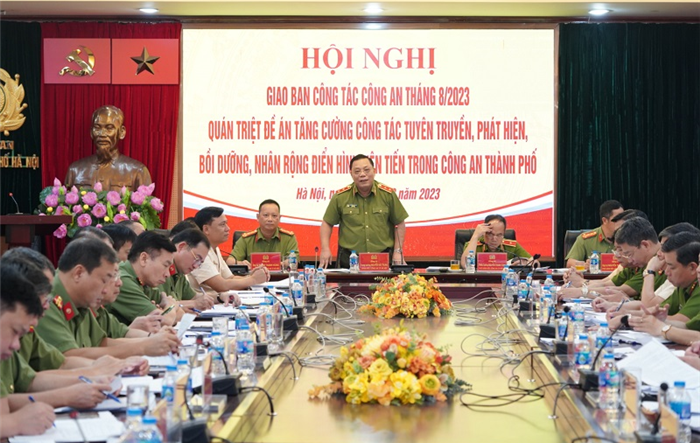 Công an Hà Nội triển khai nhiệm vụ công tác tháng 9-2023
