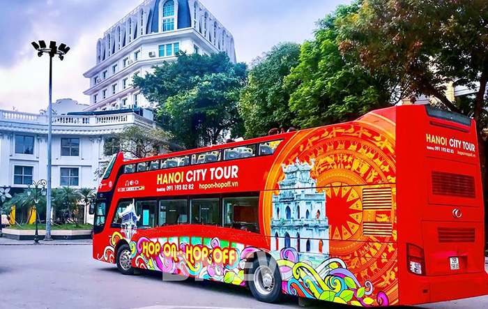 Miễn phí vé xe buýt 2 tầng cho du khách tham quan Hà Nội dịp nghỉ lễ 2-9