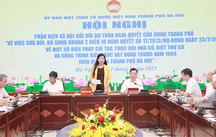 Đảm bảo tính công khai, minh bạch khi cải tạo, phục hồi các nhà cổ, biệt thự cũ, các công trình xây dựng có giá trị trước năm 1955